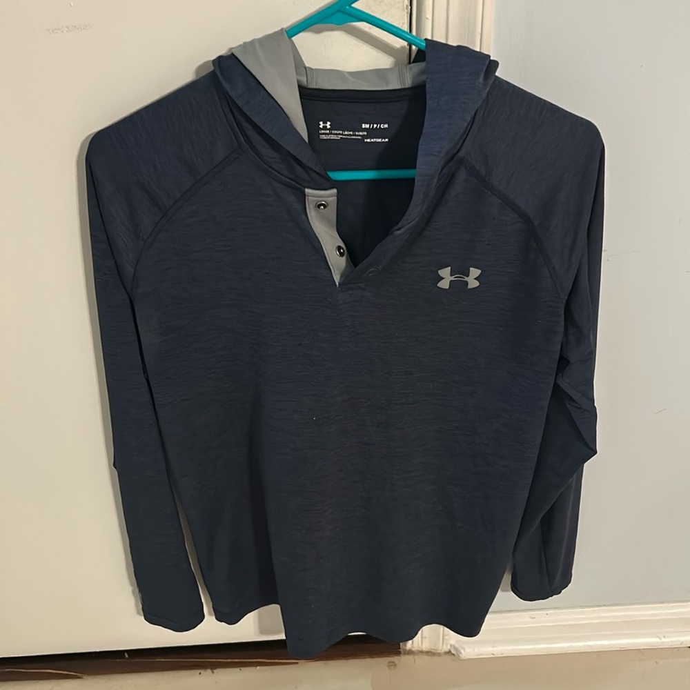 Under Armour Henley hoodie - blue